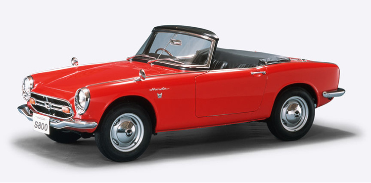 El primer coche Honda fue el primer coche rojo de Japón