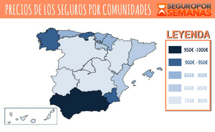 Los seguros más económicos de España